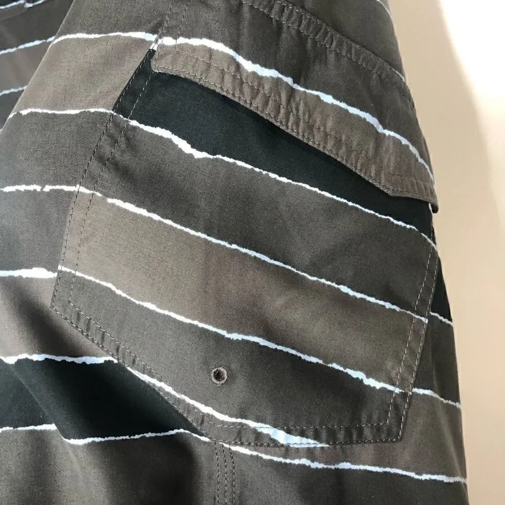 Eastern Mountain Sports striped Swim Trunks